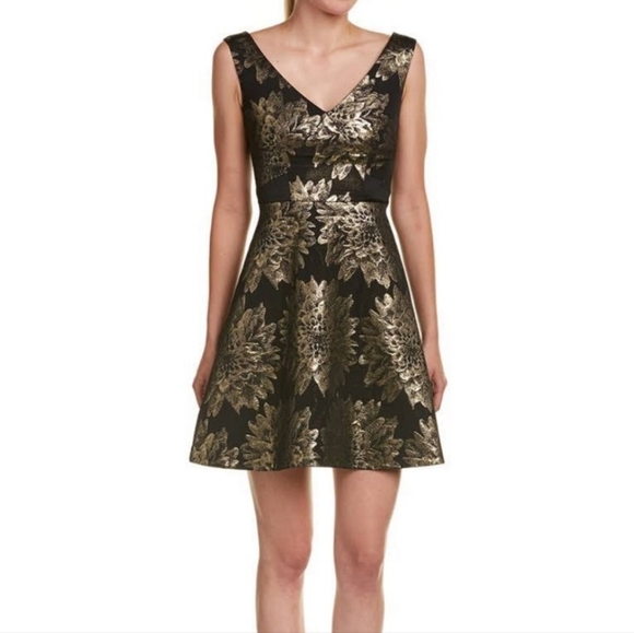 Karen millen dress blk gold - Picture 8 of 8